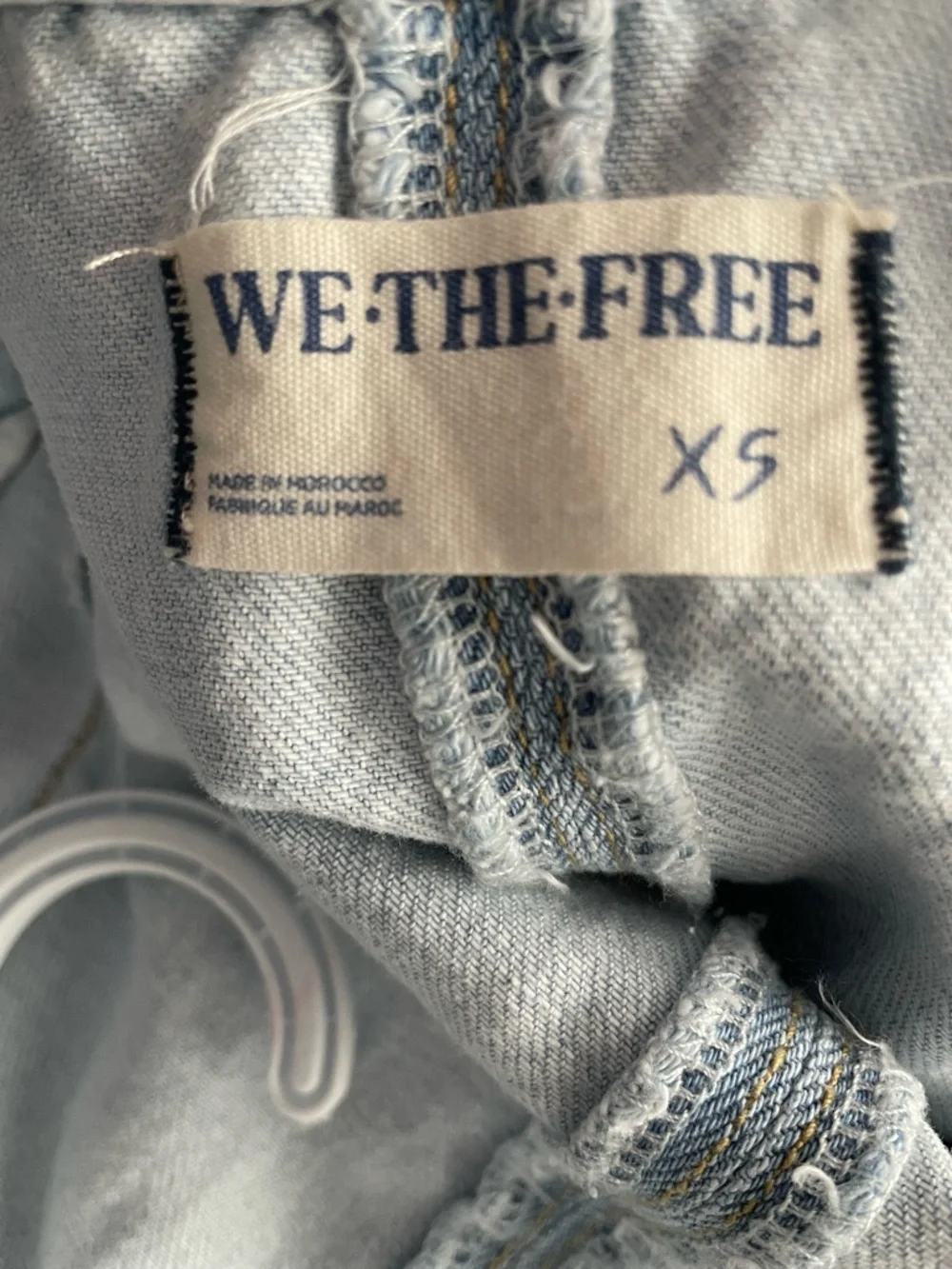 Free People We The Free High Roller Jumpsuit Denim Blue Overalls - Picture 4 of 7